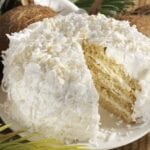 Coconut Cake with Coconut Cream Cheese Frosting