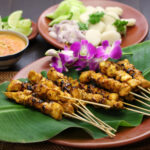 Chicken Satay Skewers With Peanut Sauce