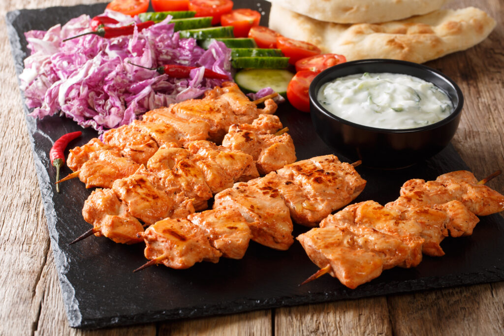 Shish Tawook (Lebanese Chicken Skewers)